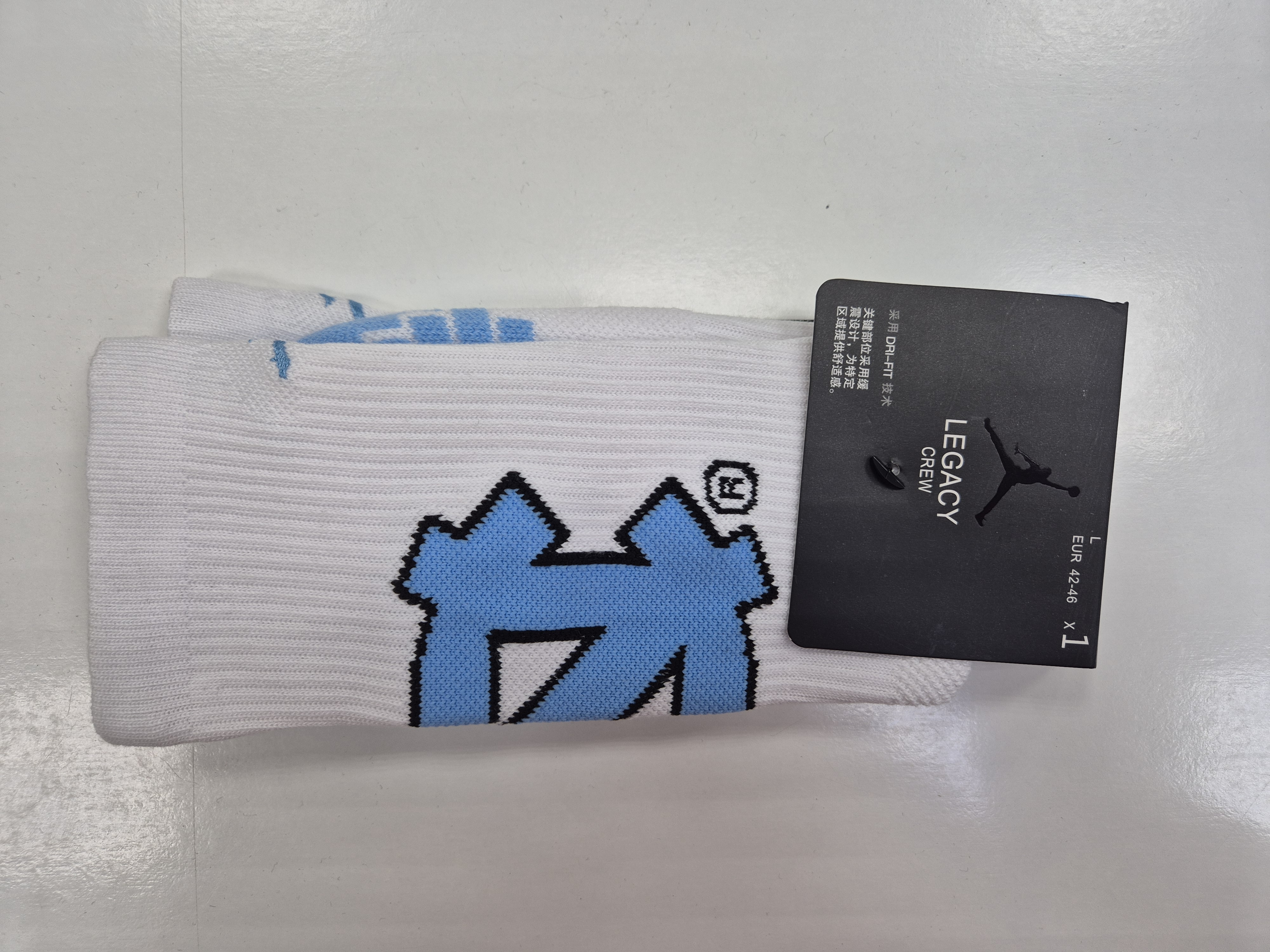 Носки спортивные Nike Legacy Crew Heels White / Blue