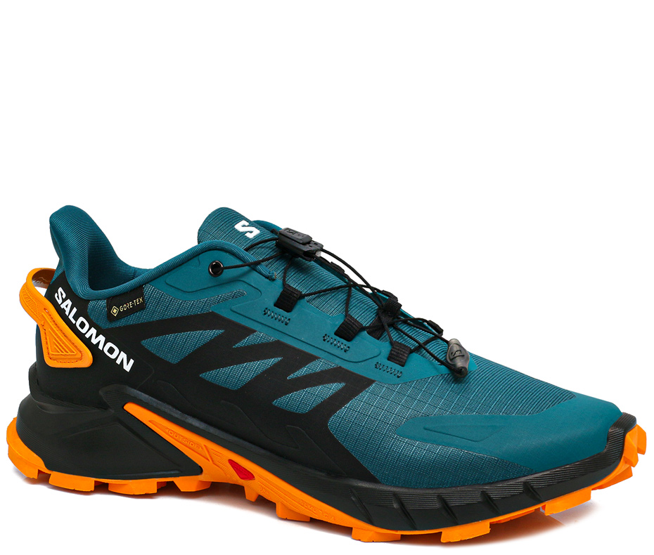 Кроссовки Salomon Supercross 4 GTX Nebula Blue / Black / Jacinth