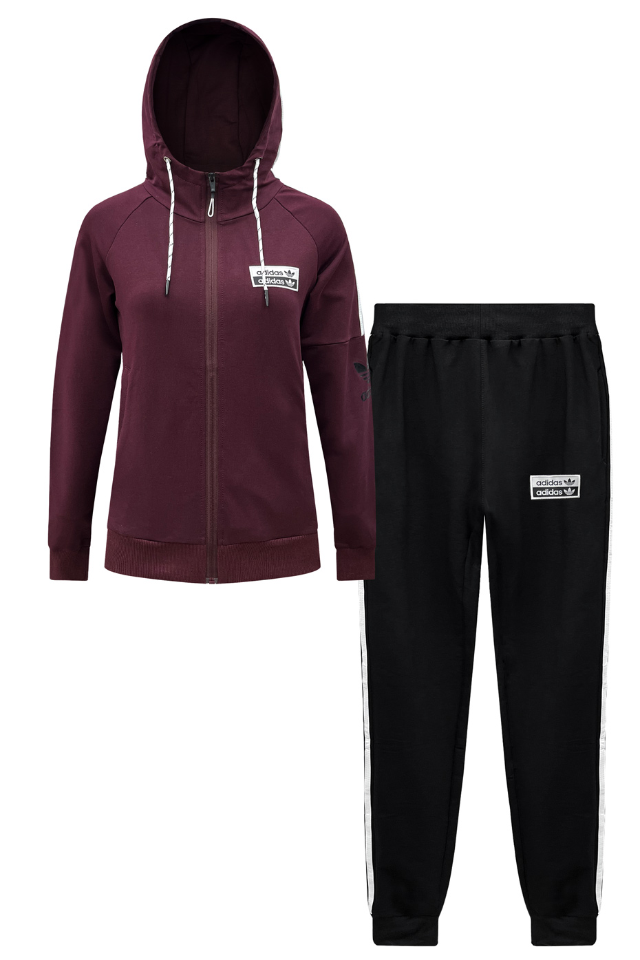 Спортивный костюм Adidas 40424S8152 Vinous / Black