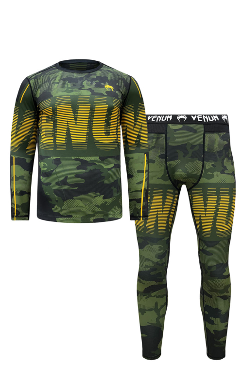 Костюм для тренировок Venum Tactical Forest Green / Yellow