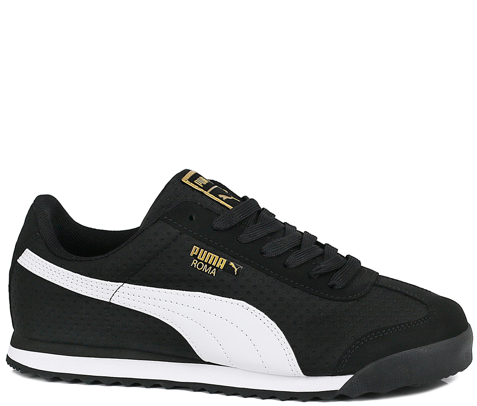 Кроссовки Puma Roma TriEmboss Black / White