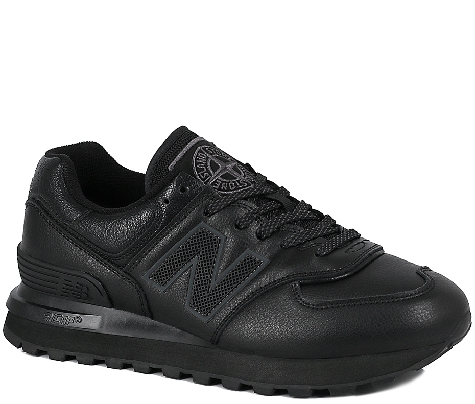 Кроссовки New Balance Stone Island 50222A883 Leather All Black