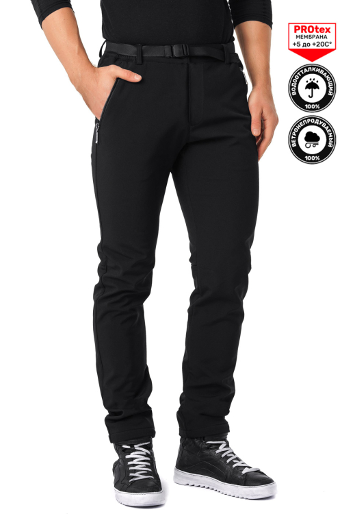 Утеплённые брюки Azimuth Softshell AZ88 Black