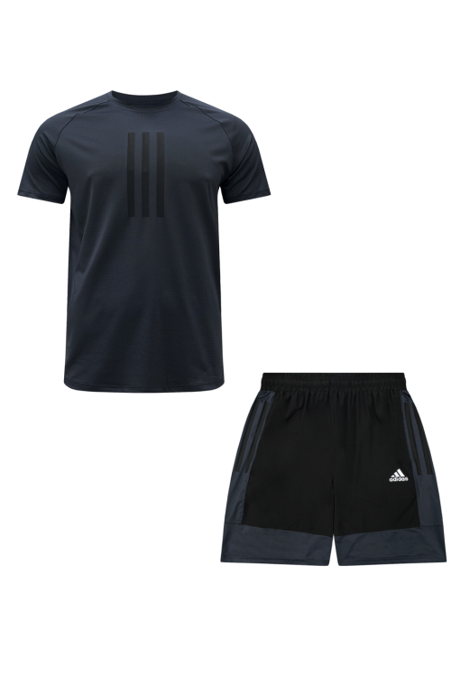 Костюм для тренировок 2 в 1 Adidas Summer Tracksuits Smoked