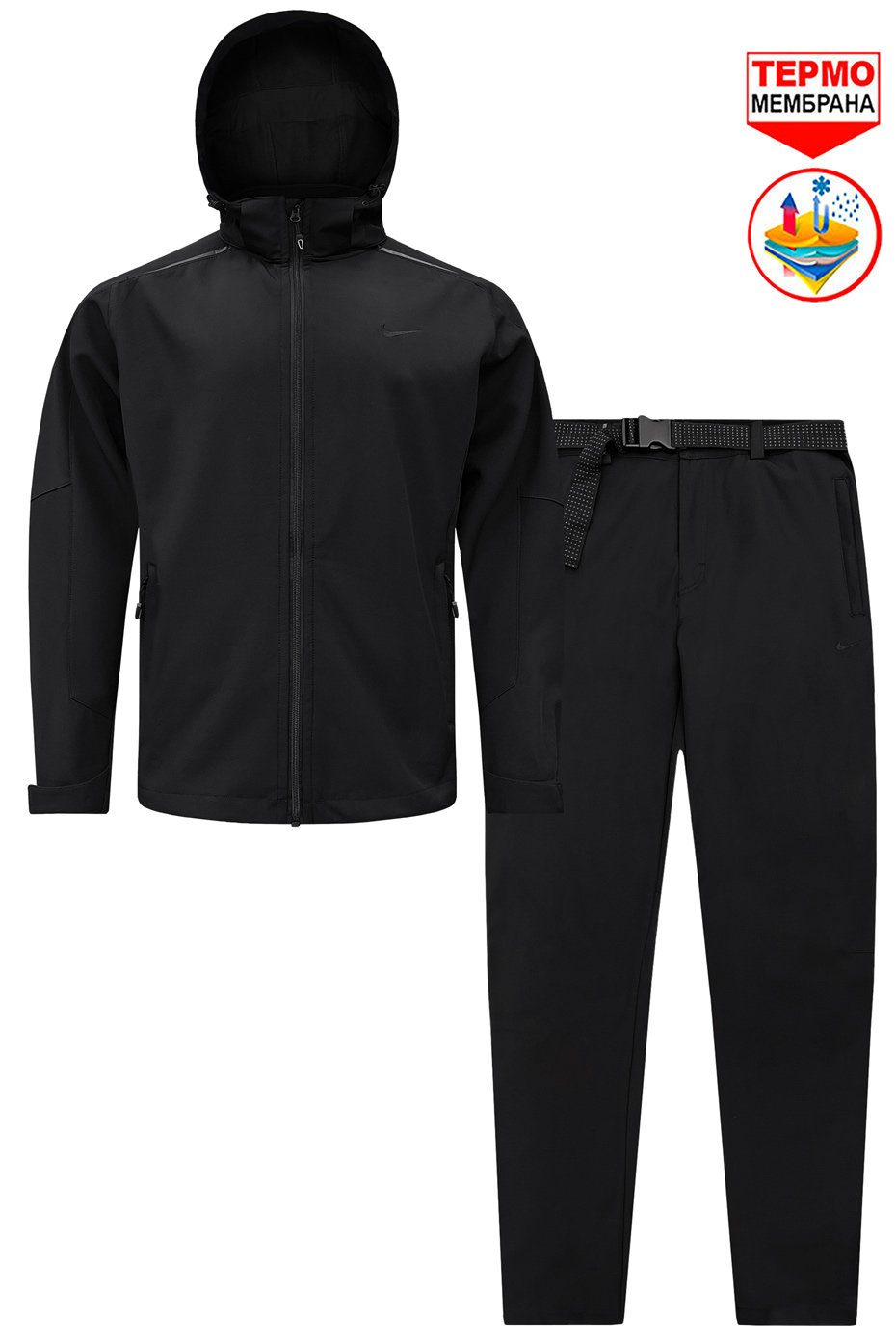 Костюм утепленный Nike ACG Softshell 943LM18112N Fleece Black / Black