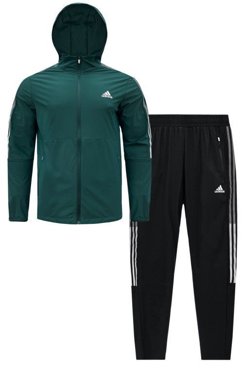 Костюм спортивный Adidas Classic 3-Stripes 40423H310 Green / Black