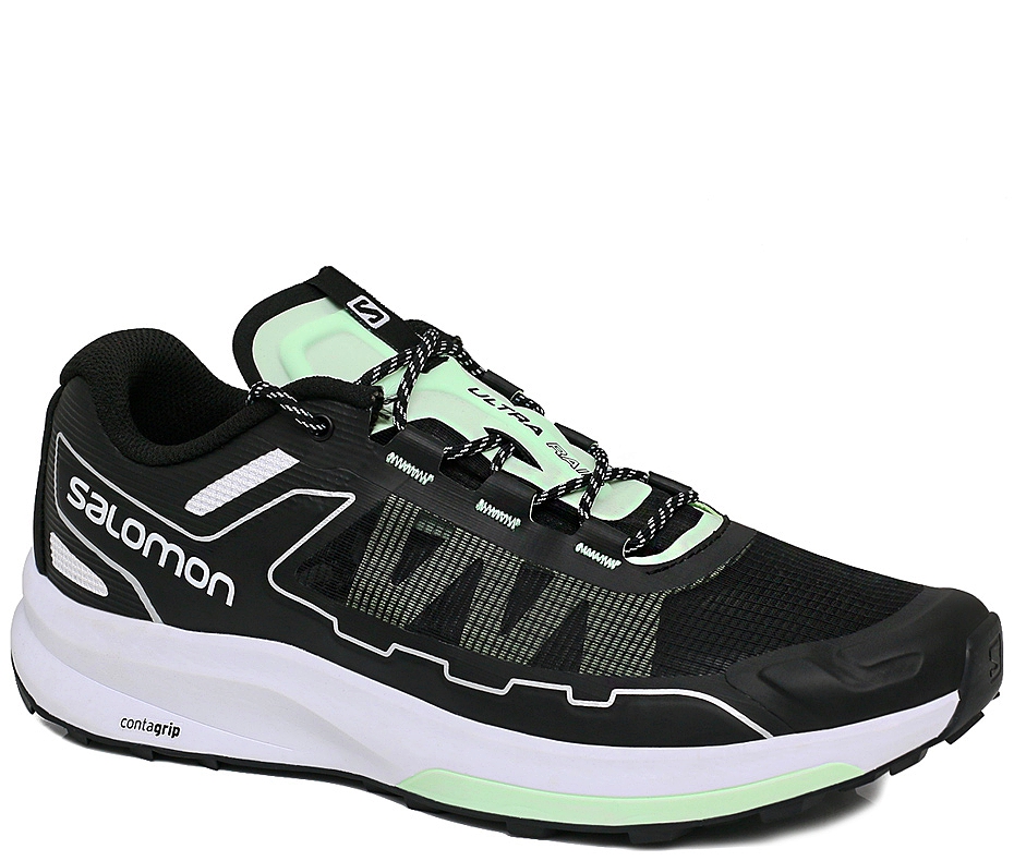 Кроссовки Salomon Ultra Raid Black / Light Green / White