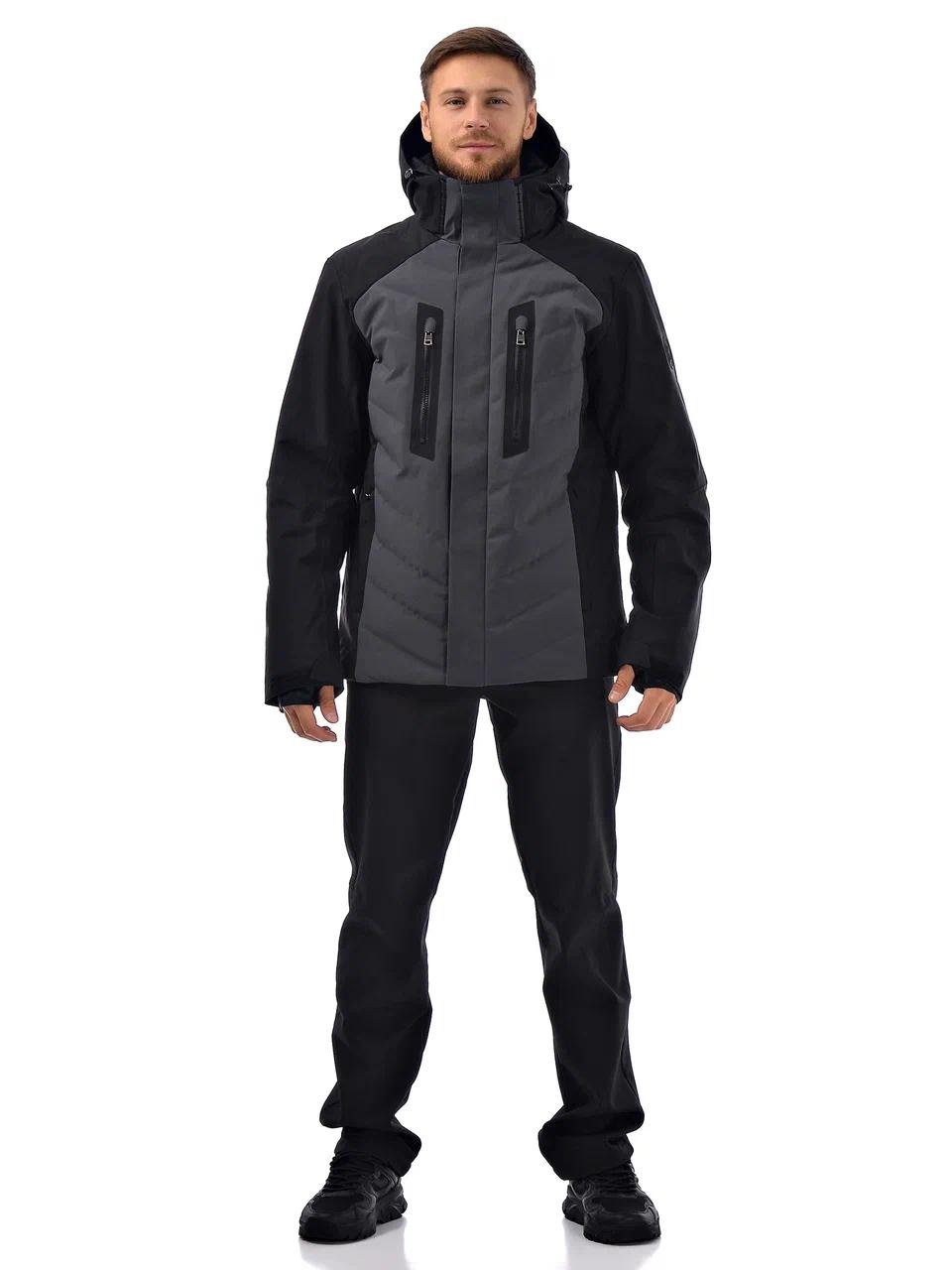 Куртка горнолыжная Runzeer 410RZ736403 Dark Gray / Black