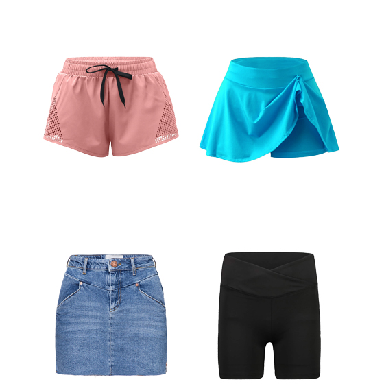 Юбки, шорты