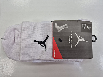 Носки спортивные Nike Jordan Ultimate Flight White / Logo Black