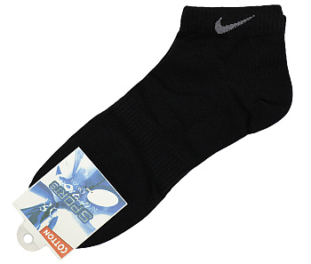 Носки спортивные мужские Nike Low MS Black (чёрные)