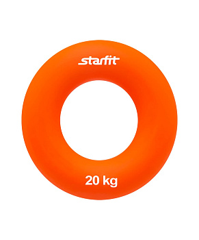 Эспандер кистевой STARFIT ES-403 "Кольцо", 20 кг, диаметр 7 см, оранжевый
