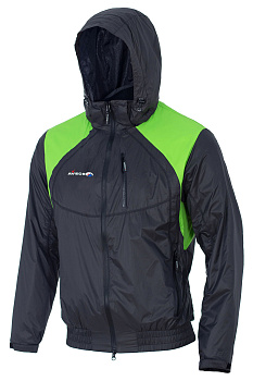 Ветровка Avecs 2207 Dark Grey / Lime