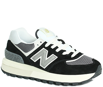 Кроссовки New Balance U 574 LGG1 U Black / D Gray / Beige