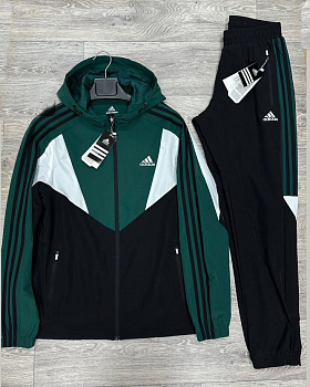 Костюм спортивный Adidas Originals 409H396A Green / Black / White