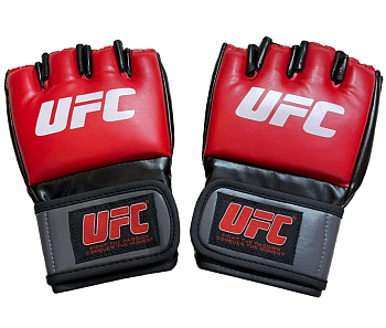 Официальные перчатки для соревнований MMA UFC Red / Black
