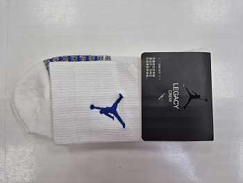 Носки спортивные Nike Jordan Legacy Crew White / Blue / Gray