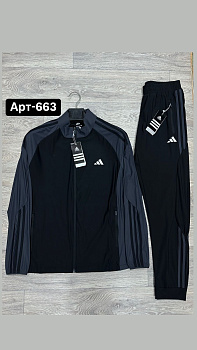 Костюм спортивный Adidas 3 Stripes 50422H663A Black / D Gray