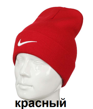 Шапка мужская Nike 527NK380 Red / White