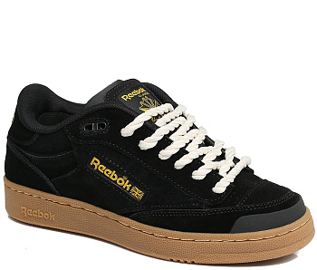 Кроссовки Reebok Workout Plus RC Suede U Black / Brown / Yellow