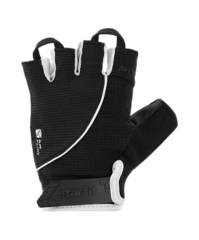 Перчатки для фитнеса Starfit WG-202, черный / белый