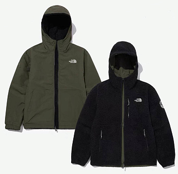 Куртка двухсторонняя The North Face NJ4FM70 Black x Khaki