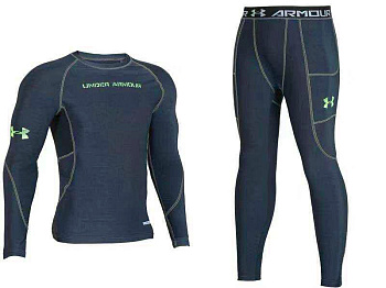Термобелье UArmour X 8020911197 Dark Gray / Green