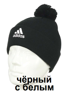 Шапка мужская Adidas Performance 517AD378 Black / White