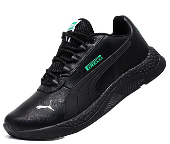 Кроссовки Puma Replicat X Pirelli Leather Black / Green