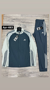 Костюм спортивный Adidas 3 Stripes 50422H663A D Gray / Gray