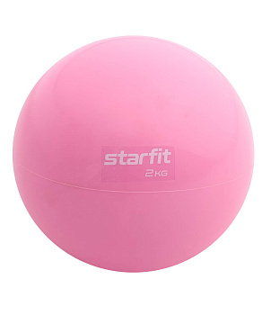 Медбол STARFIT GB-703 2 кг, розовый пастель
