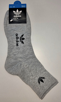 Носки спортивные Adidas Athletic Cushioned Crew MS Gray