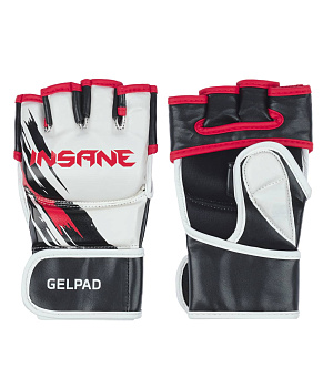 Перчатки для MMA INSANE Falcon Gel IN22-MG200, ПУ, белый