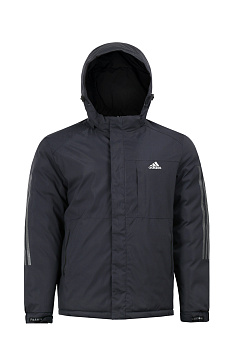 Куртка двухсторонняя Adidas Performance 41007A2210 Dark Gray / Black