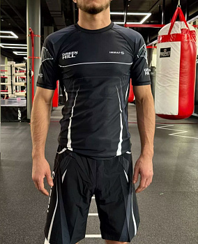 Костюм для тренировок 2 в 1 Green Hill Immaf Black / Grey