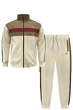 Костюм утепленный Adidas Adicolor Adibreak Beige / Brown