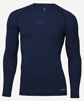 Футболка компрессионная Jögel Camp PerFormDRY Baselayer LS Tee Tall Dark Blue