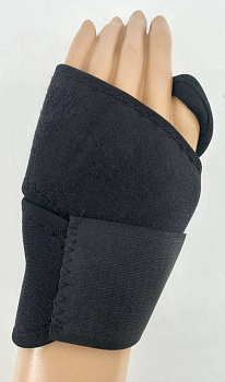 Суппорт запястья YC 739B неопреновый, черный