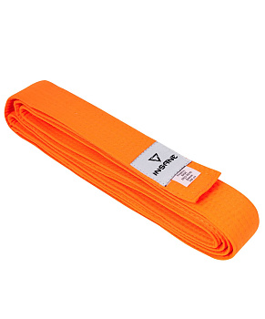 Пояс для единоборств INSANE BASE IN22-B240cp, хлопок/полиэстер, оранжевый, 4,5см