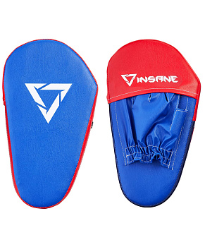Лапы INSANE FIGHT прямые, большие, красный/синий, 34х20х4 см