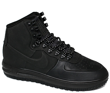 Кроссовки Nike Lunar Force 1 Duckboot Leather All Black