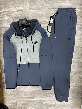 Костюм утепленный Nike Air Just Do It Fleece Blue / Gray