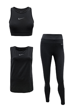 Костюм для тренировок Nike 3 в 1 Swoosh W Black