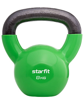 Гиря виниловая STARFIT DB-401  8 кг, зеленый