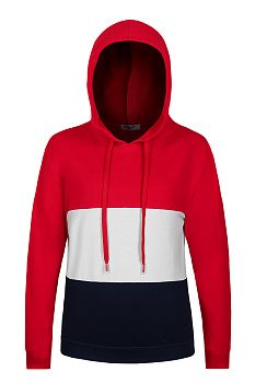 Худи Hoyanp 3875U2305 Essentials Red / White / Dark Blue
