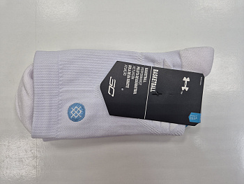 Носки спортивные UArmour X Basketball 50228A19 White / Blue