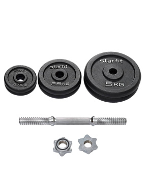 Гантель разборная чугунная в коробке STARFIT DB-715 18 кг