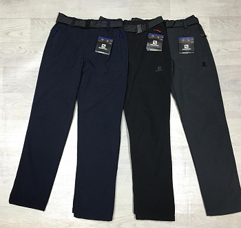 Утеплённые брюки Salomon Transfer Puff 410HSK613 Dark Gray