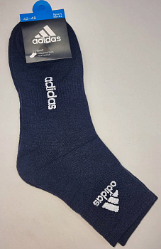 Носки спортивные Adidas Athletic Cushioned Quarter MS Dark Blue