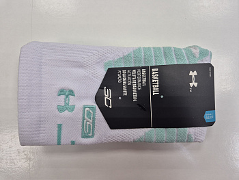 Носки спортивные UArmour X Basketball 50228M359 U White / Mint